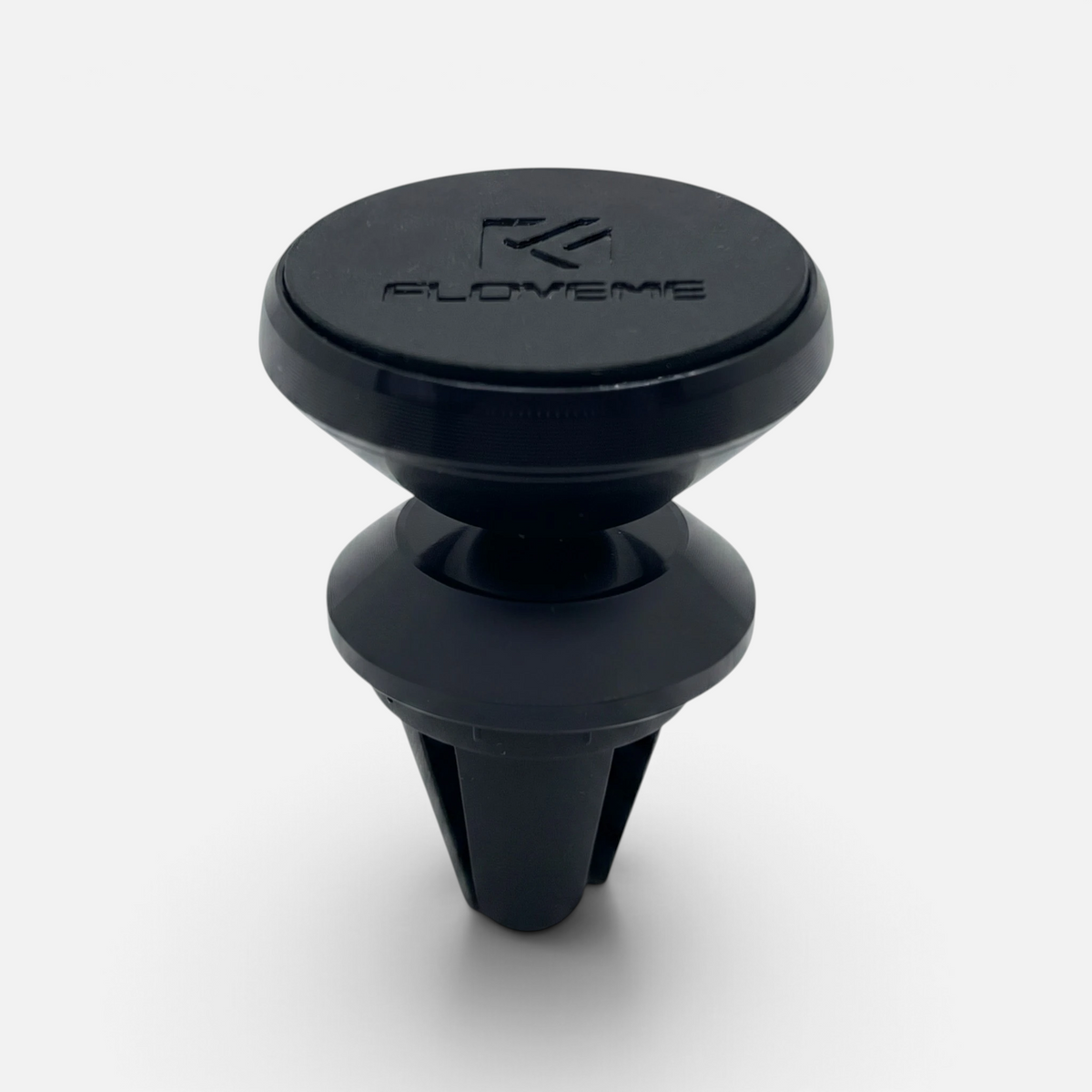 Toppsju.no Floveme magnetisk mobilholder som monteres på luftventil i bil. Kompakt, stødig, sterk magnetkraft med en 360 grader rotering. Godt testet og utprøvd. Mobilen faller ikke av.
