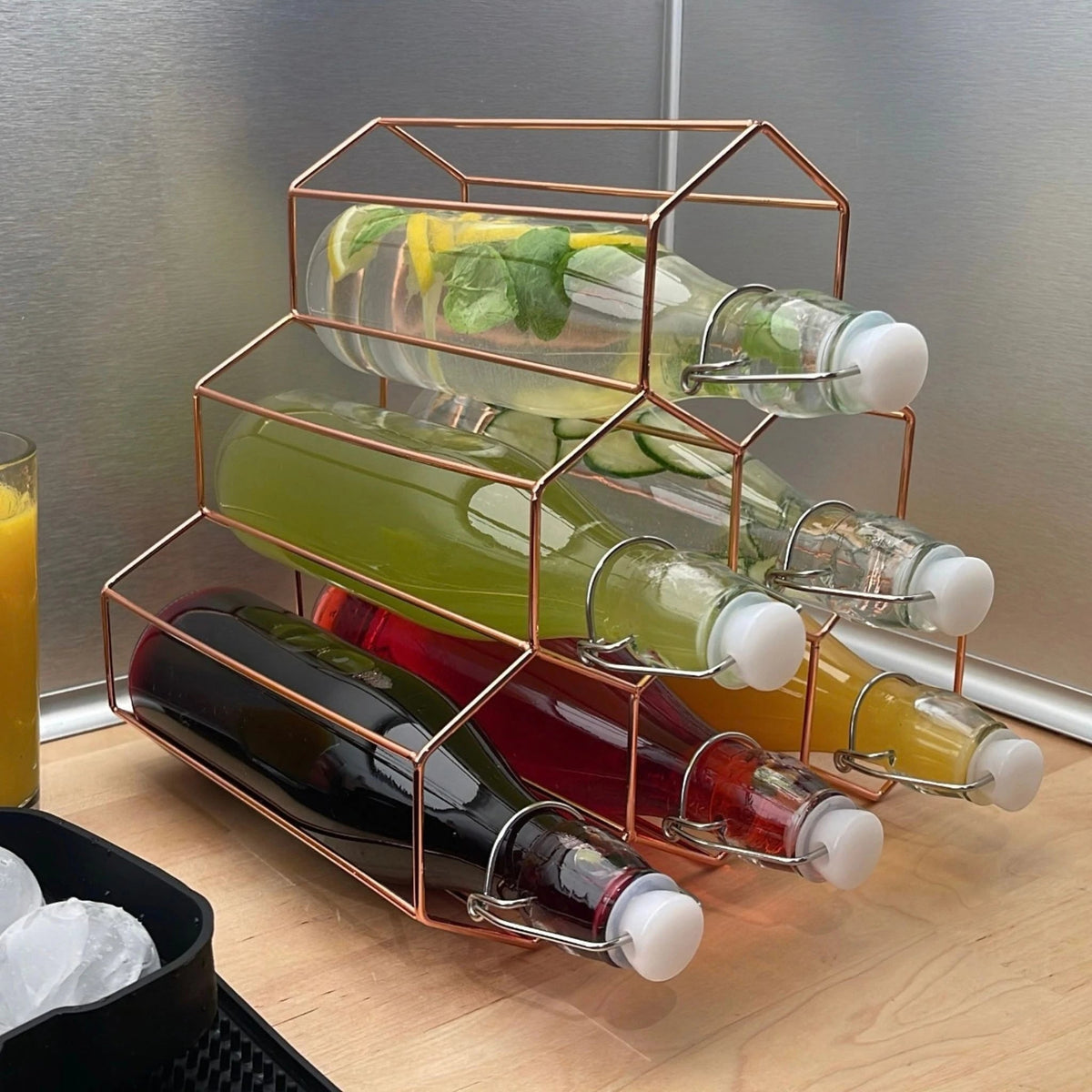 Flaskestativ 6 flasker