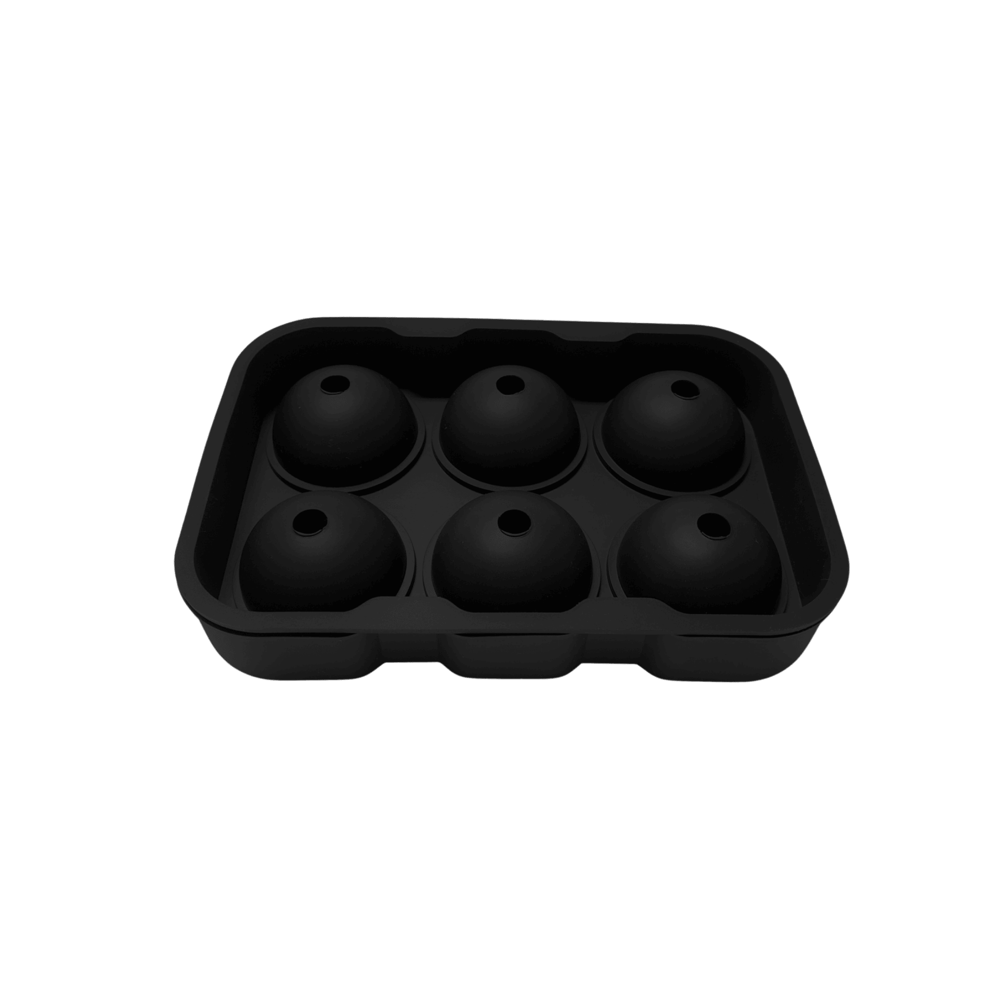 Isbitform med plass til 6 ekstra store iskuler for deilig kald drikke. Følger med en trakt for påfylling.