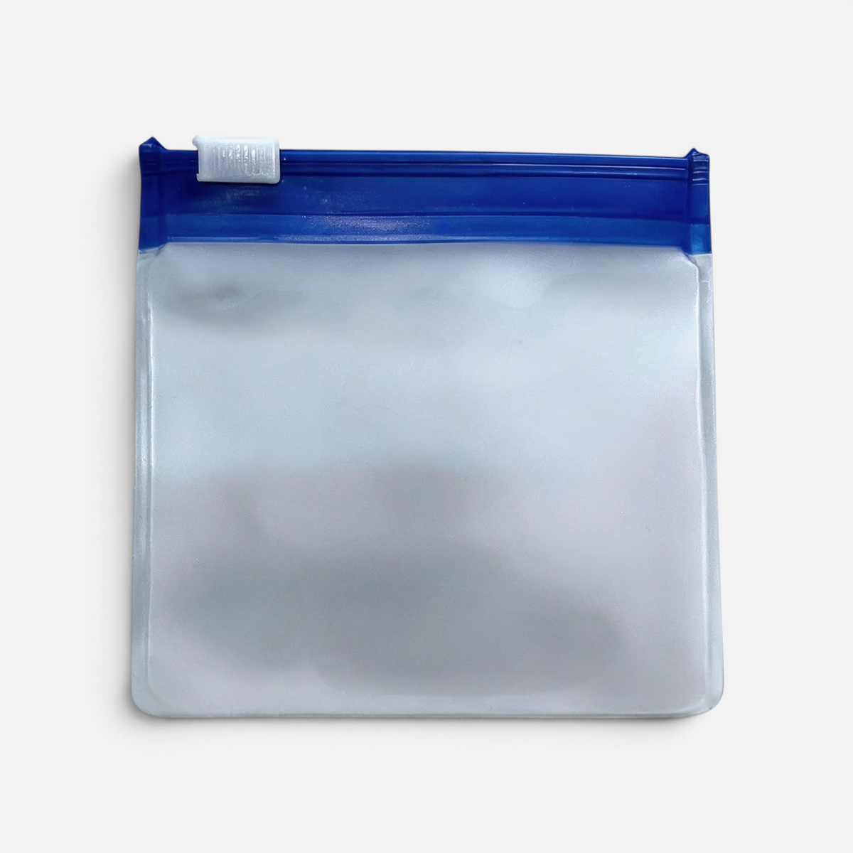 Bilde av plastlomme fra forsiden i høy oppsløsning i blå farge.